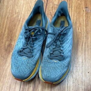 Stylish Gray and Yellow Women's Running Shoes